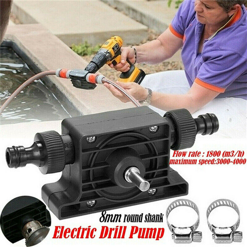 1Pack Self-Priming Transfer Oil Fluid Pumps Electric Drill Powered Water Pump AU