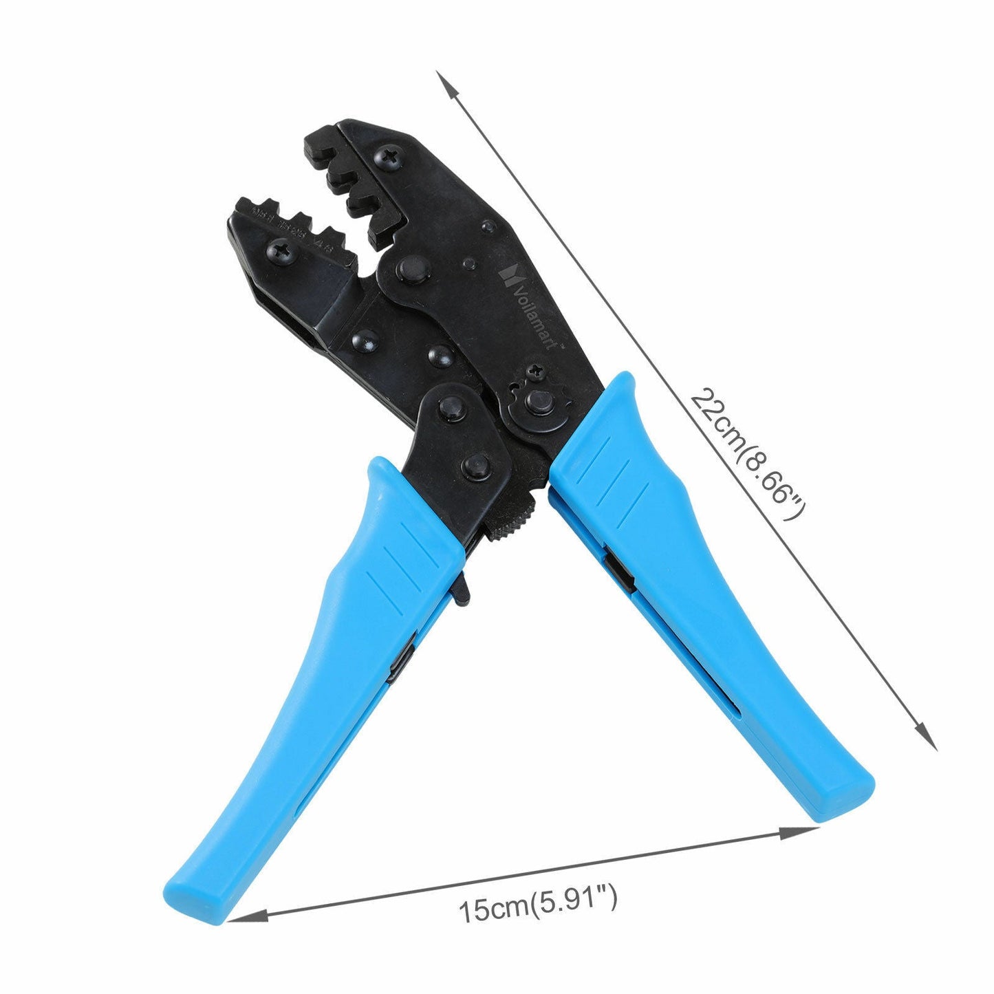 Cable Crimper Non-insulated Electrical Ferrule Ratchet Wire Plier Crimping Tool