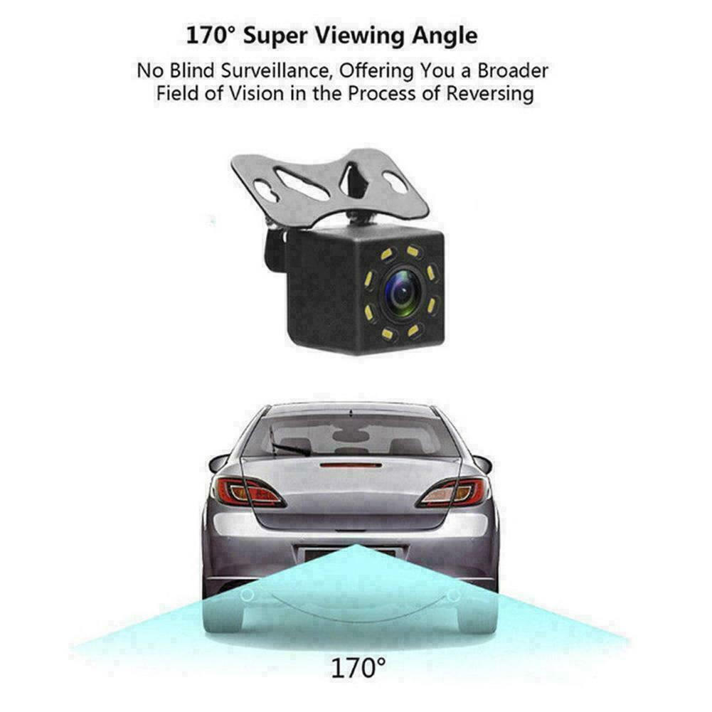 8 LED HD Car Rear View Reverse Backup Camera Parking Night Vision Waterproof