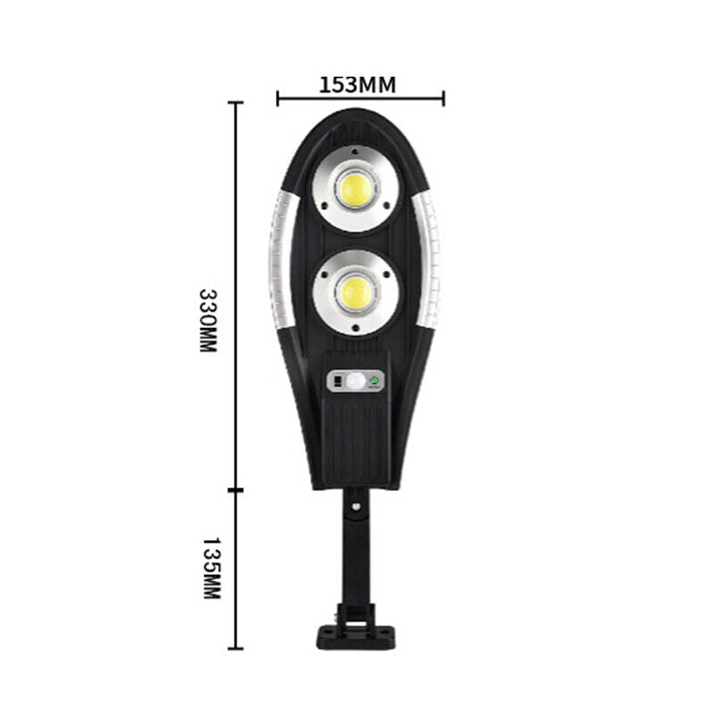 Solar Street LED Light Motion Sensor Remote Outdoor Garden Yard Flood Down Lamp