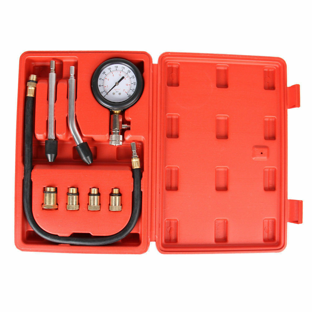 PETROL ENGINE COMPRESSION TEST TESTER KIT SET FOR AUTOMOTIVE CAR TOOL