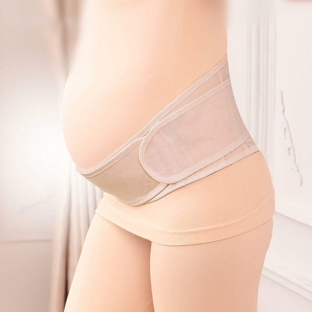 Pregnancy Belly Band Breathable Adjustable Maternity Belt Back Pelvic Support AU