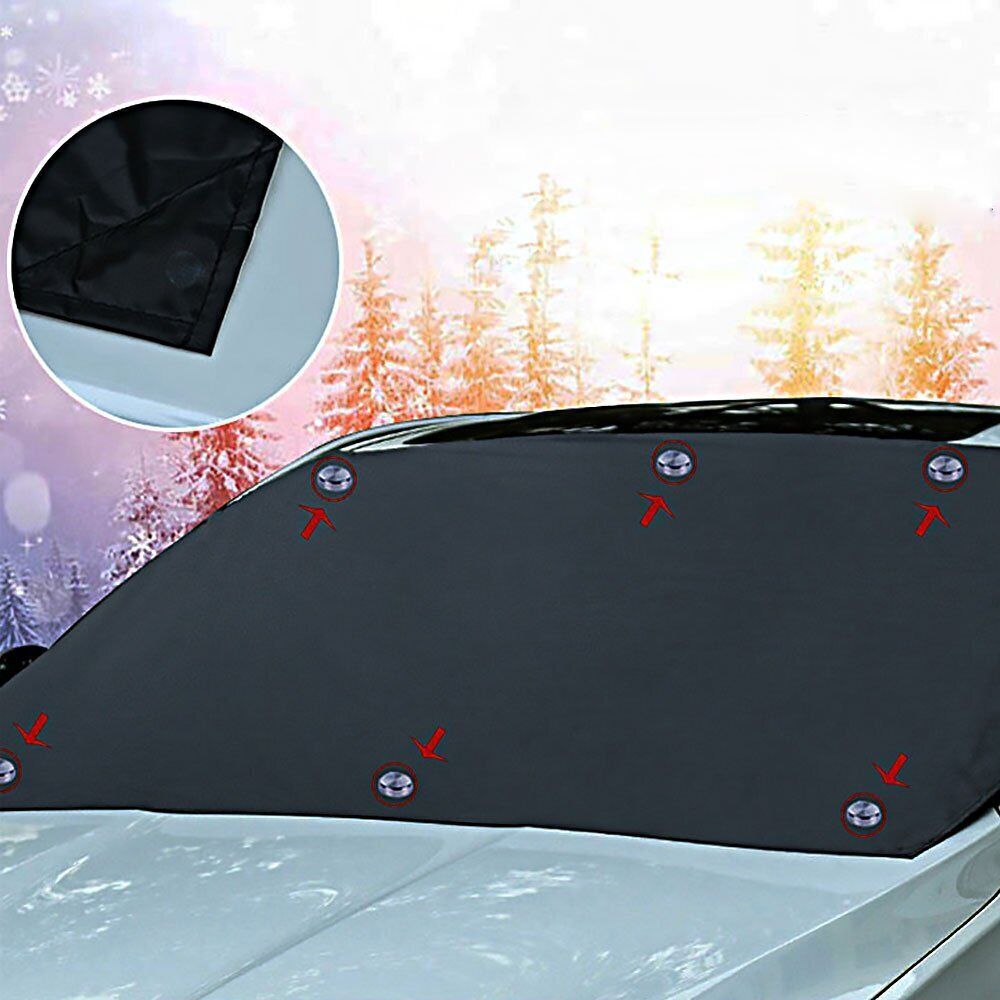 Car Front Windscreen Magnetic Snow Ice Frost Guard Cover Windshield Sun Shade