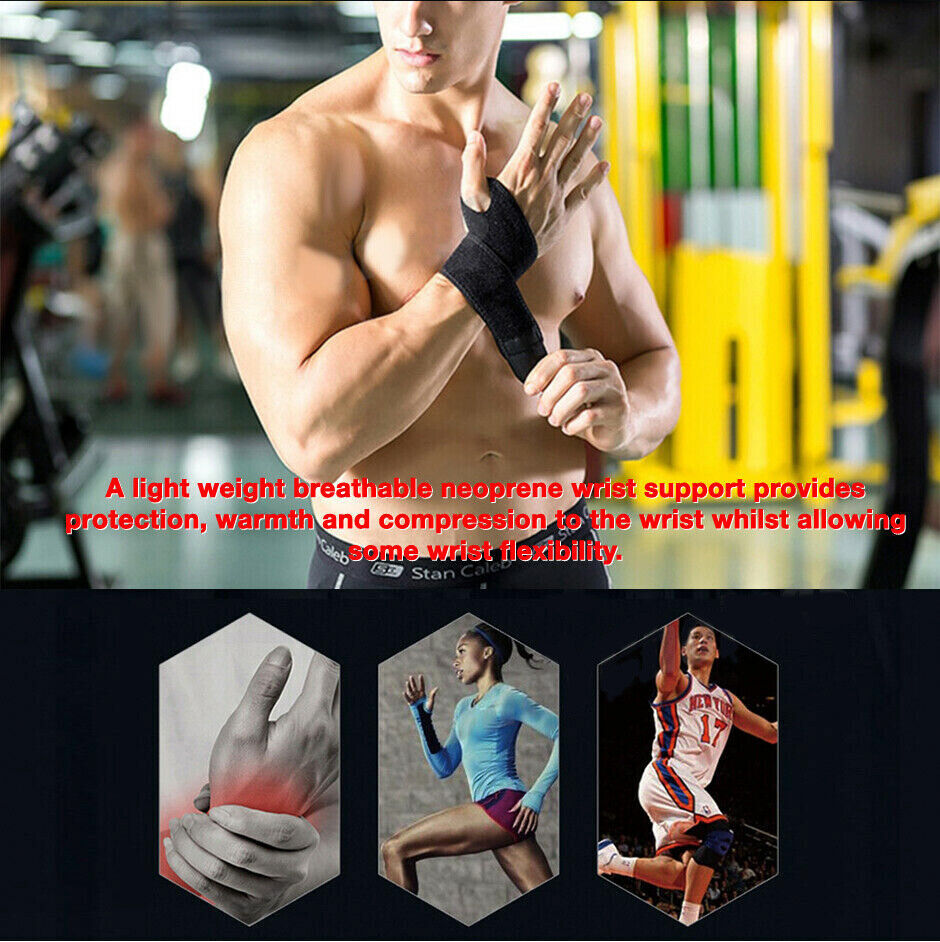 Wrist Support Splint Brace Protection Strap Carpel Tunnel CTS RSI Pain Relief AU