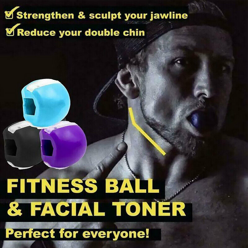 Face Exerciser Exercise Fitness Ball Neck Toner Jaw 3 Level-AU STOCK