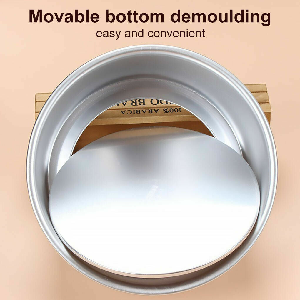 4/5/6/8 Inch Cake Mould Round DIY Cakes Pastry Mould Baking Tin Pan Reusable AU