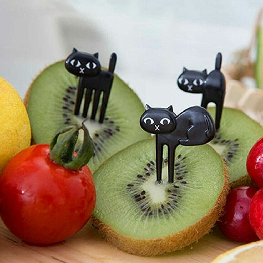 36PCS Kids' Animal Forks Decor Mini Food Lunch Box Accessory Fruit Picks Tool