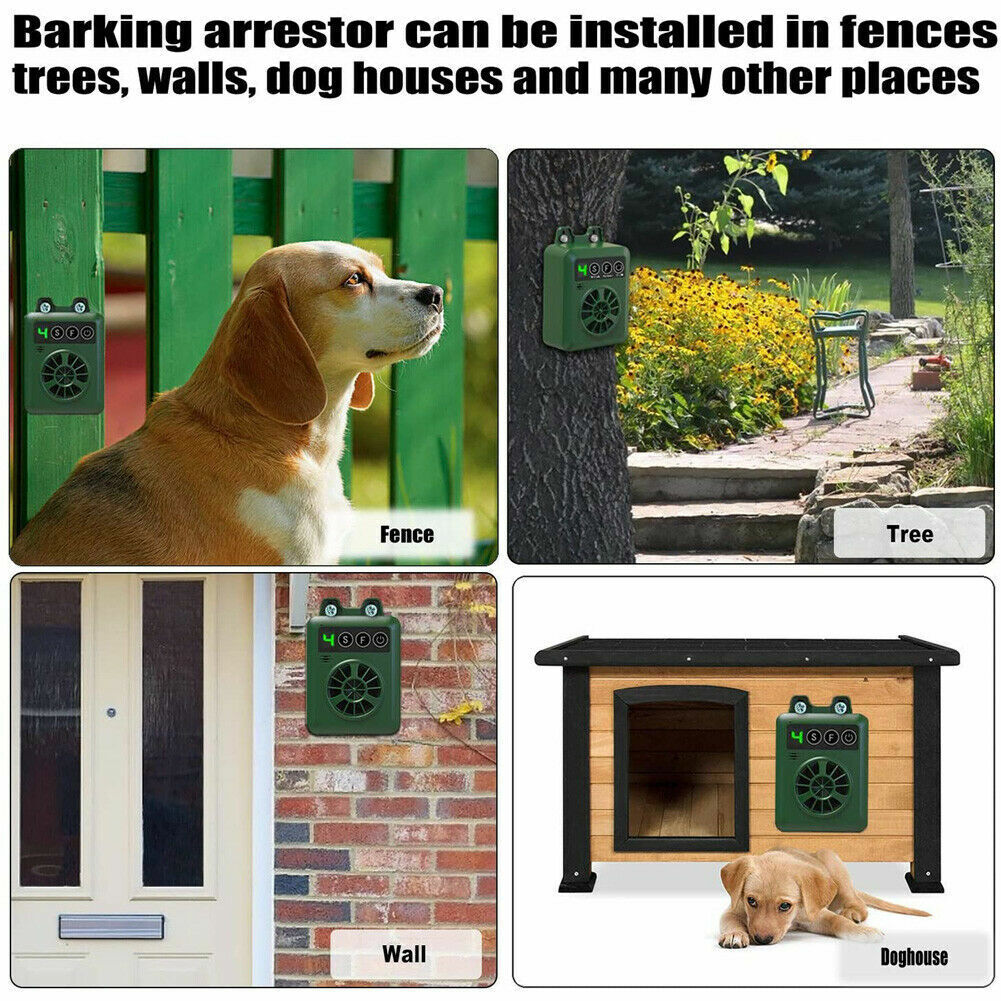 Outdoor Anti Barking Device Bark Stop Repeller Harmless Mini Deterrents Silencer