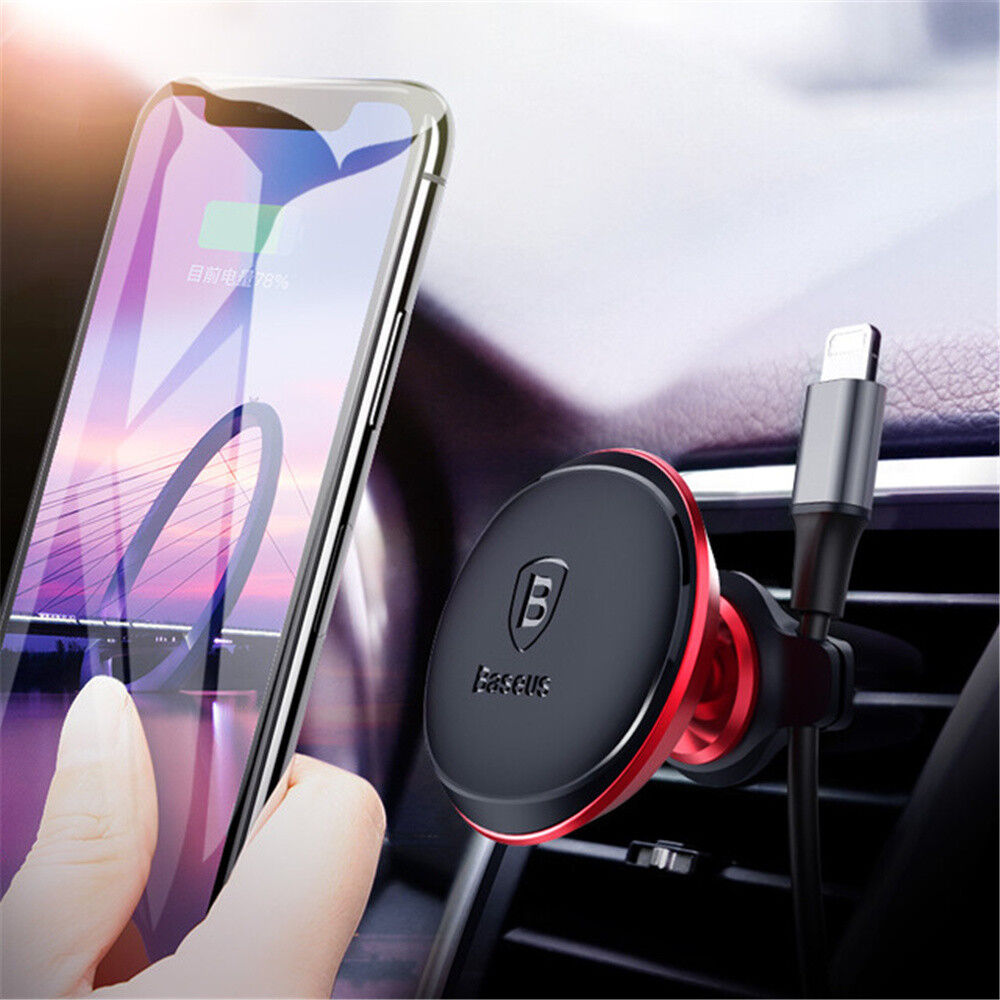 Baseus Universal Phone Air Vent Holder Car Magnetic Mount Stand Wire Holder Dock