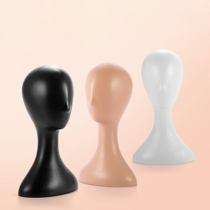 Plastic Female Mannequin Wig Hair Hat Scarf Manikin Head Model Display Stand AU