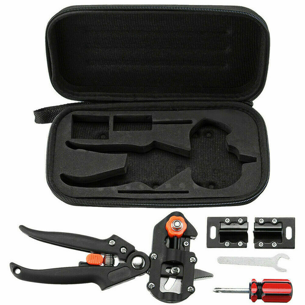 Garden Grafting Tool Kit Fruit Tree Pro Pruning Shears Scissor Cutting Secateurs