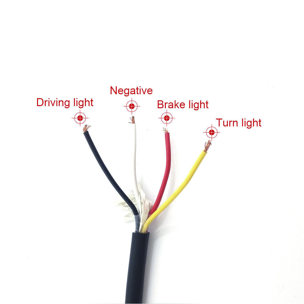 2x LED TRAILER LIGHTS TAIL LAMP STOP INDICATOR 12V VOLT 4WD 4X4 CAMPER UTE