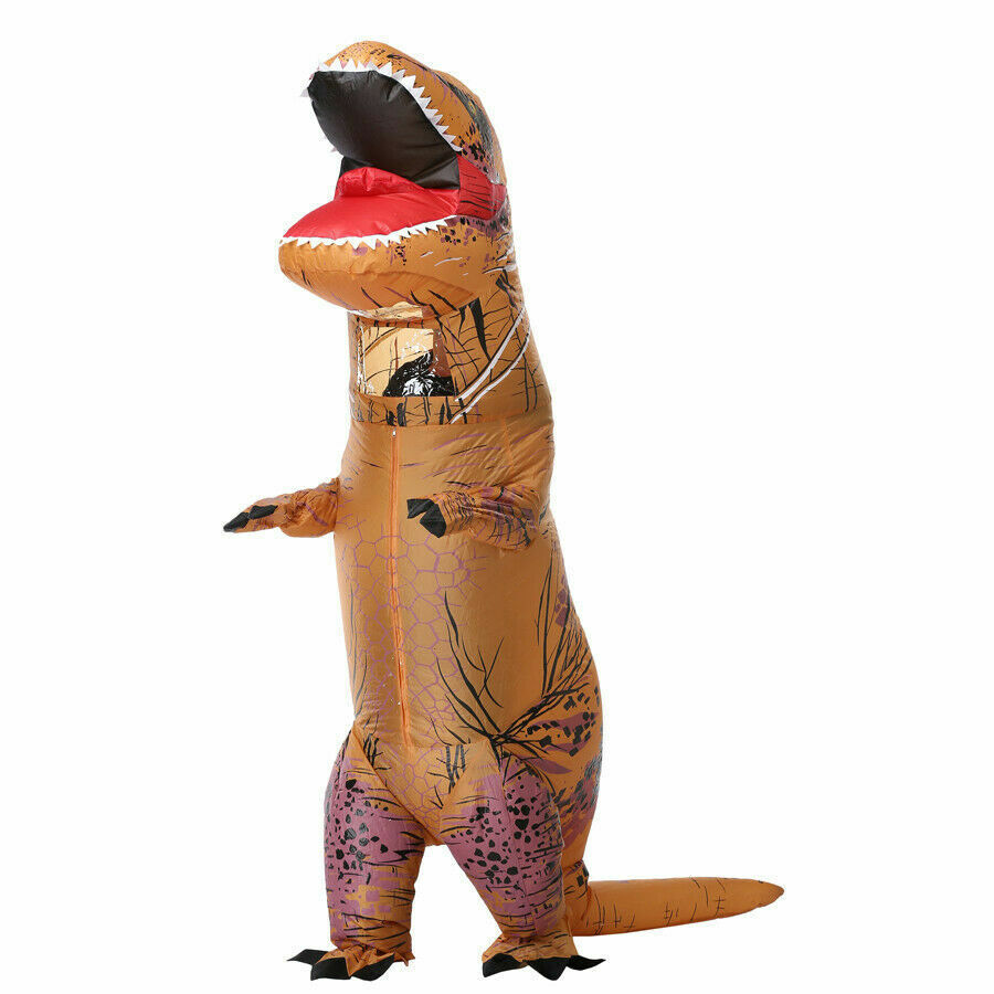 Inflatable Dinosaur Costume Adult Jurassic World Park Trex T-Rex Blow AU STOCK