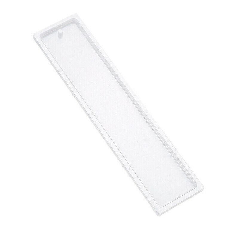 5pcs Rectangle Silicone Bookmark Mold DIY Epoxy Resin Craft Mould Making Tool AU