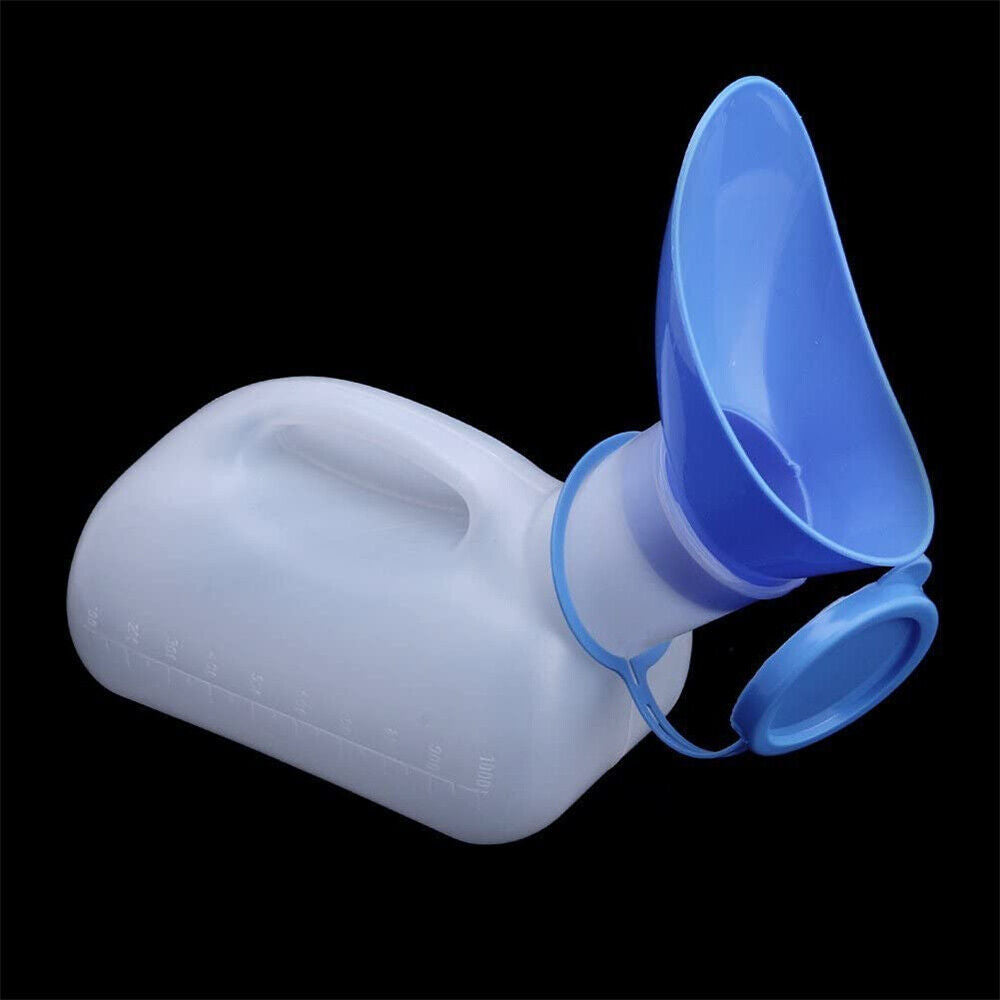 1L Unisex Urine Portable Bottle Camping Outdoor Journey Travel Urinal Toilet AU