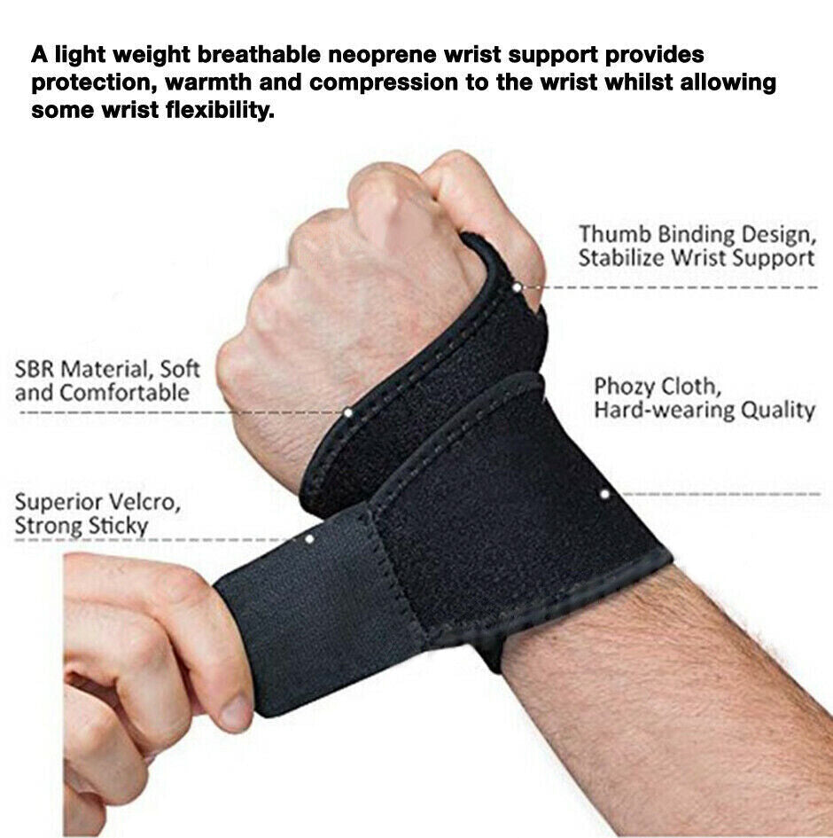 Wrist Support Splint Brace Protection Strap Carpel Tunnel CTS RSI Pain Relief AU