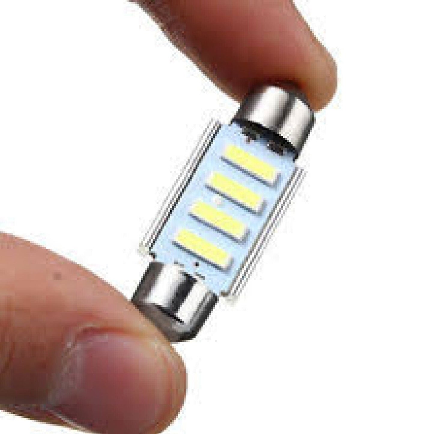 31MM FESTOON 7020 4SMD LED 4x INTERIOR DOME MAP LIGHT BULB GLOBE 12V CAR 4WD