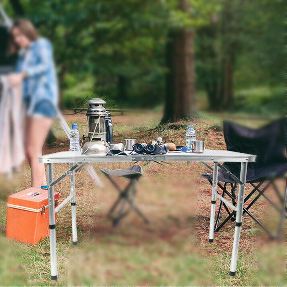 Camping Folding Table Picnic Outdoor Foldable Tables Aluminium Portable BBQ Desk