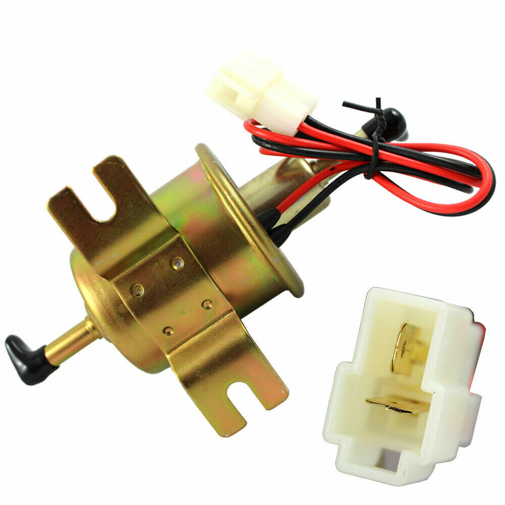 Universal 12V 2.5-4 PSI Gas Diesel Inline Low Pressure Electric Fuel Pump HEP02A