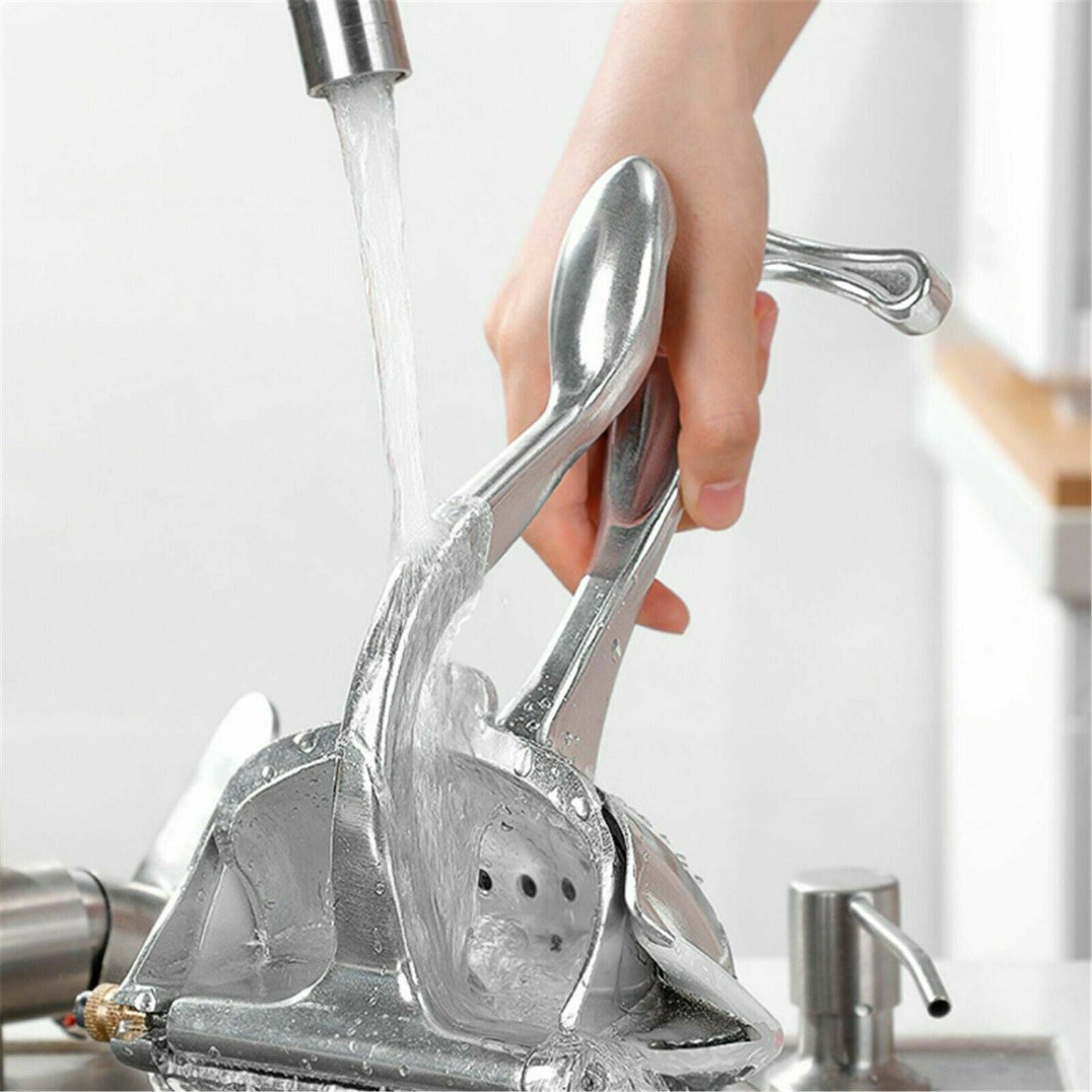 Manual Juicer Aluminum Alloy Hand Juice Press Squeezer Fruit Juicer Extractor