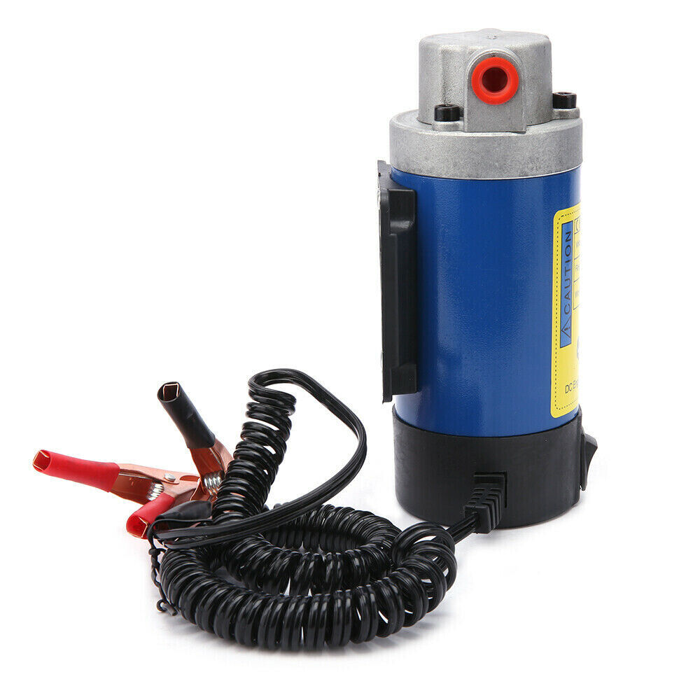 12V Portable Electric Oil Transfer Extractor Fluid Suction Pump Diesel Siphon