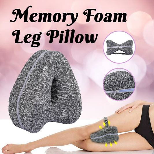 Memory Foam Leg Pillow Cushion Knee Support Pain Relief Washable Cover AU Ship