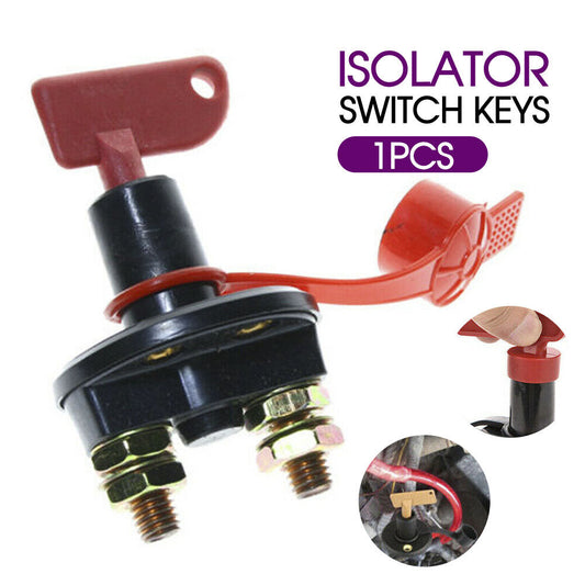 12V 24V Disconnect Battery Isolator Cut Off Kill Switch Key Car Marine Boat