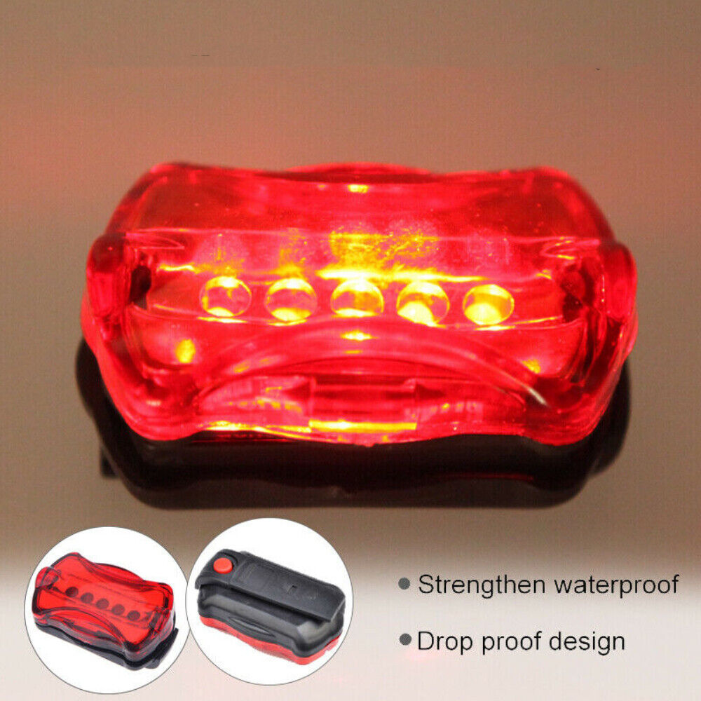 Bike Front Rear Light 15000LM USB Rechargable Lamp Flashlight Bicycle LED KC