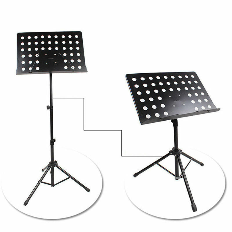 Heavy Duty Large Metal Adjustable Music Conductor Folding Music Sheet Stand AU