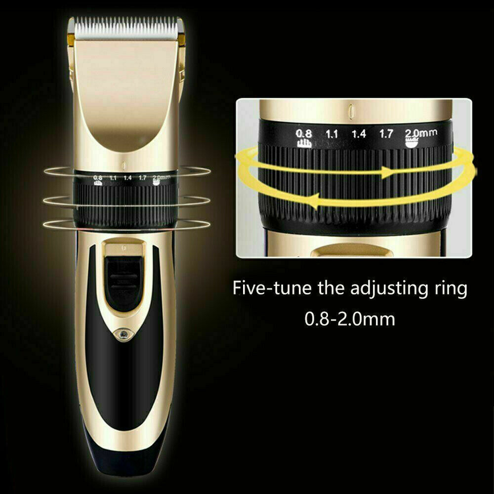 Professional Hair Clippers Men cordless hair trimmers washable Beard Trimmer 9Pc