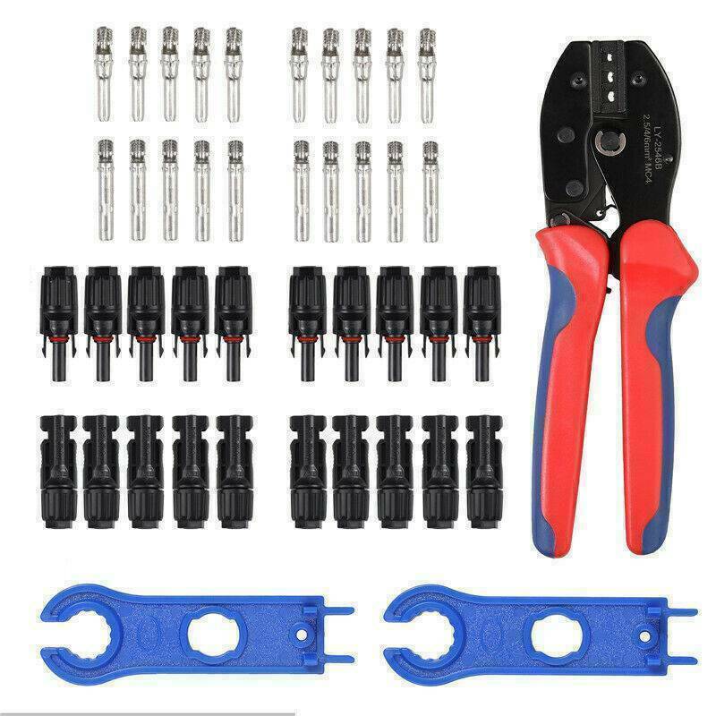 Solar Crimper MC4 PV Crimping Pliers Cable Terminals Tool Panel Cable Connector