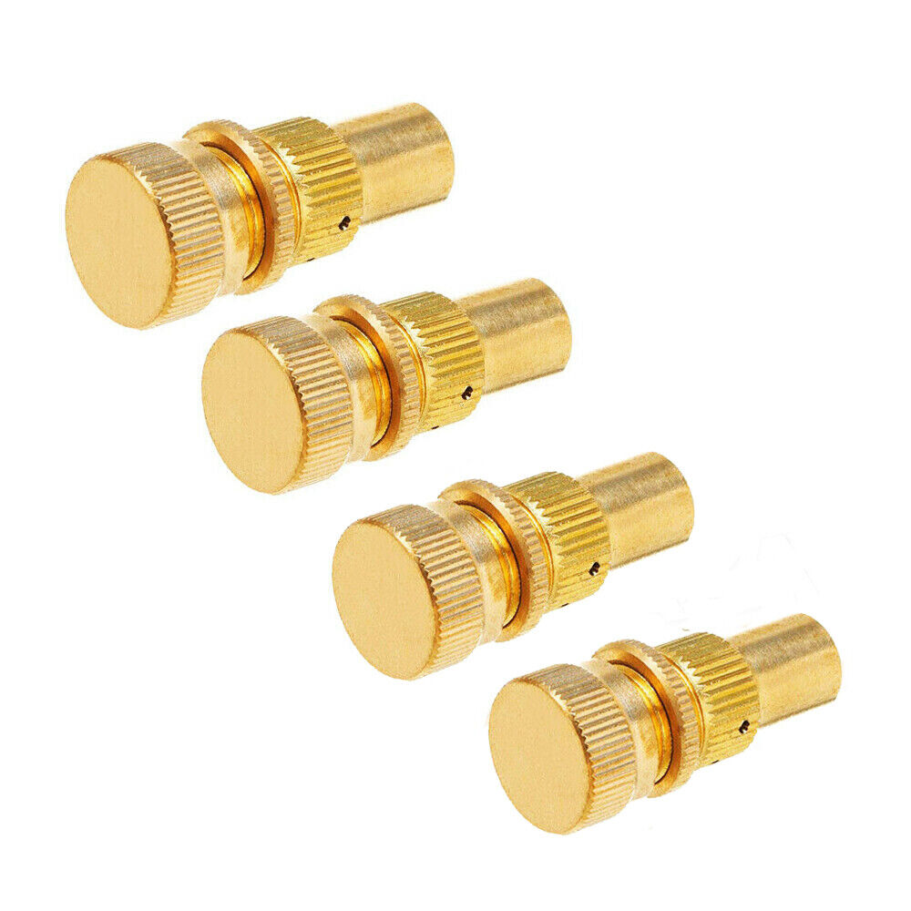 Tyre Deflators x4 Brass Air Deflator 6-60 PSI Tire Valve Core Tool 4WD Automatic