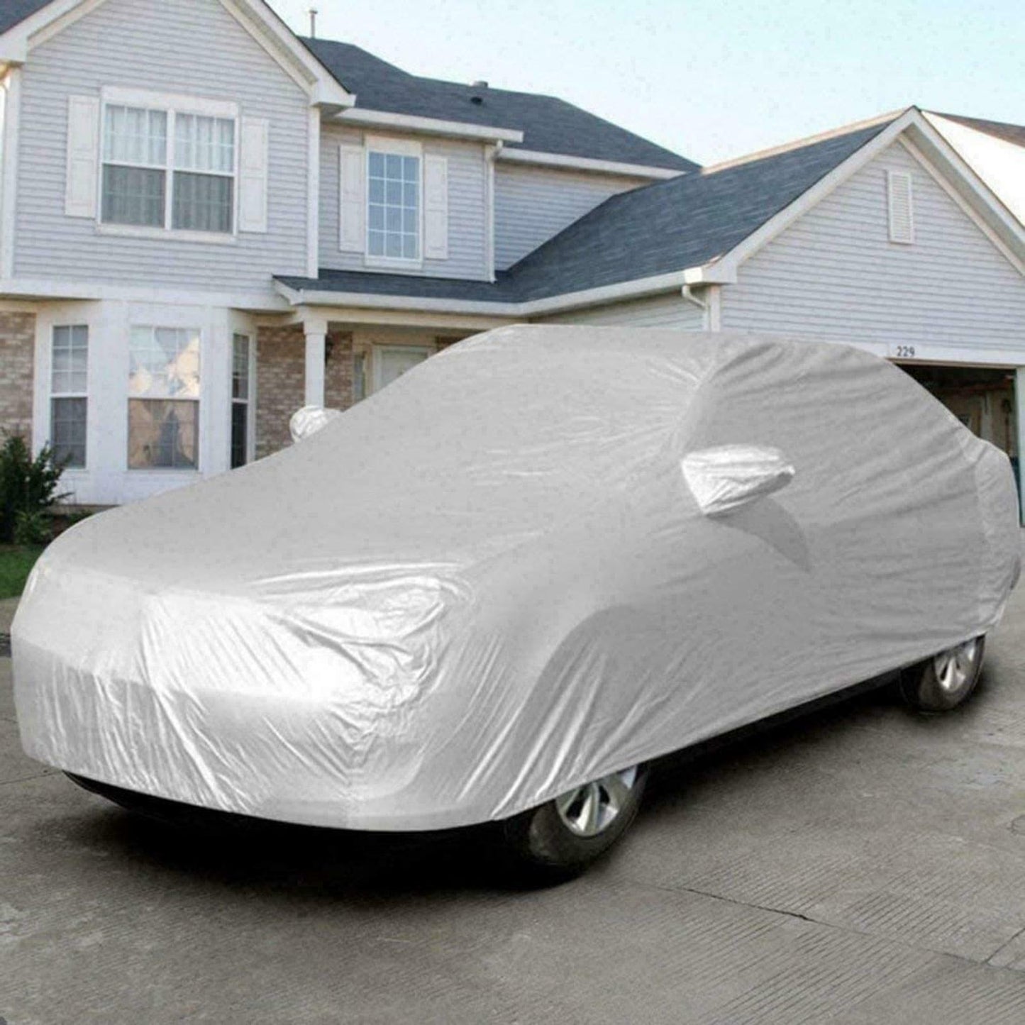 Weather Proof Car Cover Universal Size Waterproof Rain/UV/Dust Resistant AU