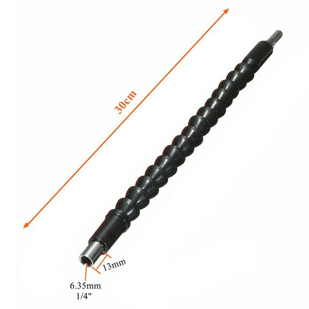 Right Angle Drill and Flexible Shaft Bits Extension Screwdriver Bit Holder 3pcs