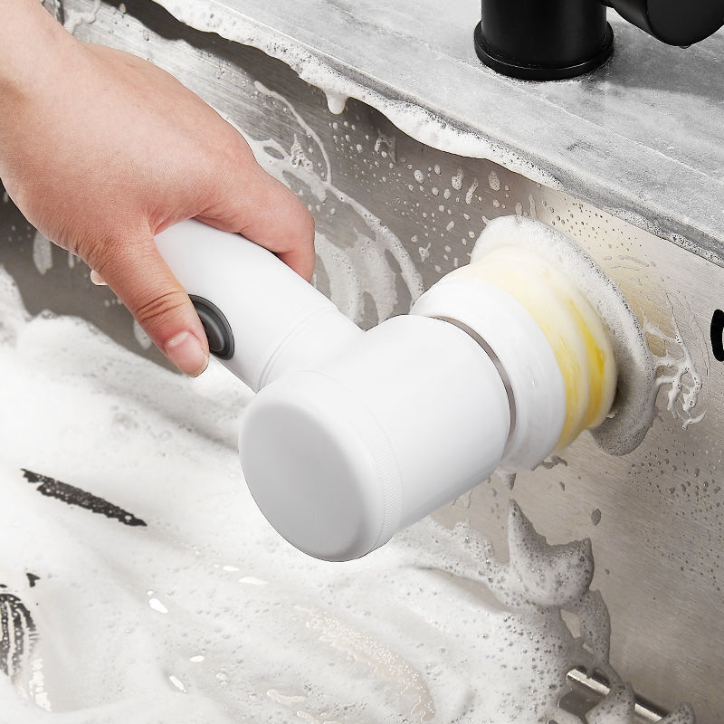 5 In 1 Handheld Bathtub Brush Kitchen Sink Cleaning Tool Tub Electric Brush AU