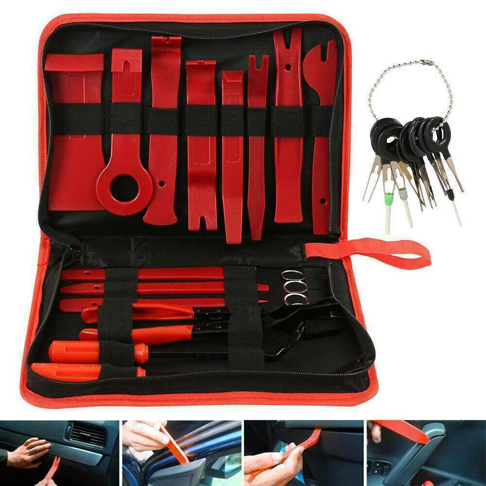 Car Trim Removal Tool Auto Hand Tools Pry Bar Dash Panel Door Interior Kit 45PCS