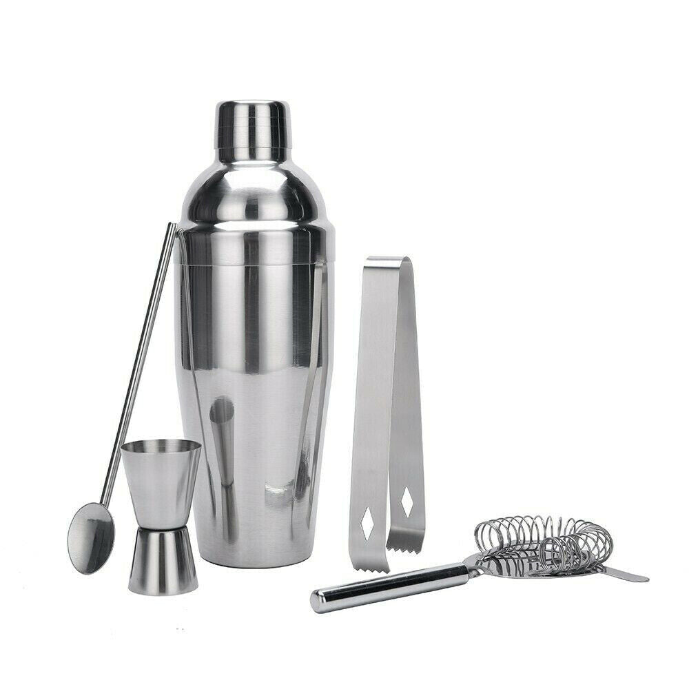 Cocktail Shaker Set Maker Mixer Martini Spirits Bar Strainer Bartender Kit 750ML