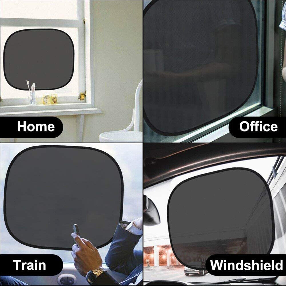 PAIR Car Window Sun Shade Cover UV Sun Block Baby Visor Protector Curtain Shield