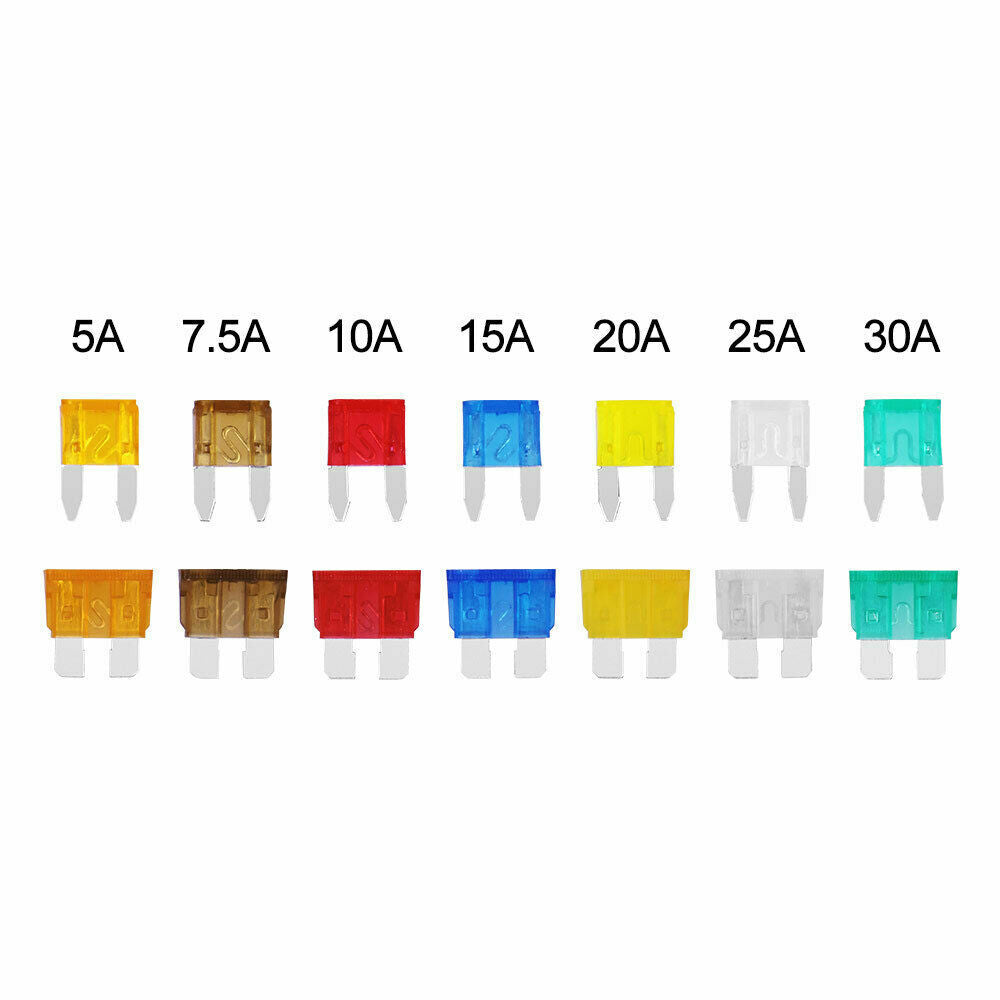 Assorted Mini Fuse Blade Fuses Set Auto Car Truck Assortment Kits ATM APM 220pcs