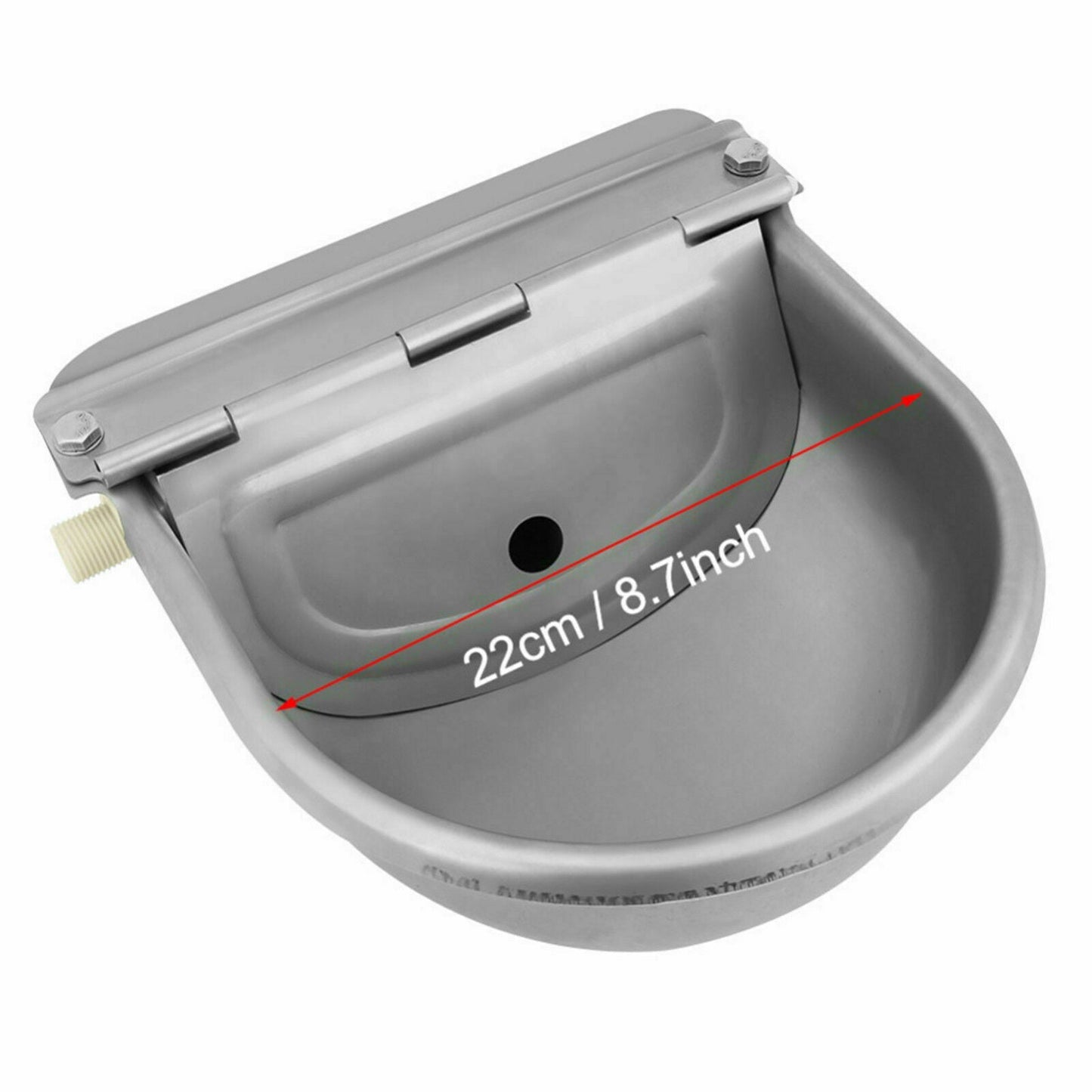 Stainless Water Trough Bowl Automatic Drinking For Dog Horse Chicken Auto Fill