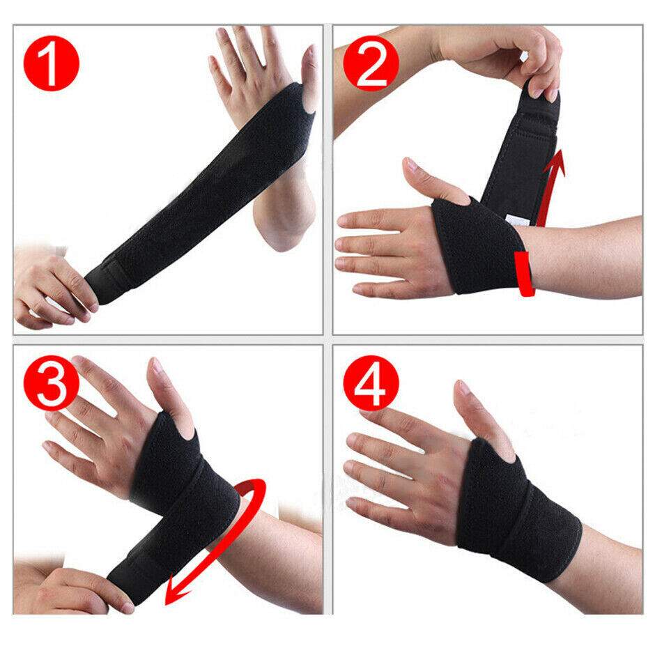 Wrist Support Splint Brace Protection Strap Carpel Tunnel CTS RSI Pain Relief AU