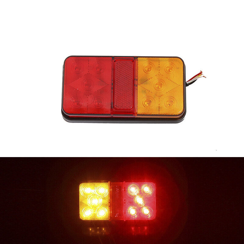 2x LED TRAILER LIGHTS TAIL LAMP STOP INDICATOR 12V VOLT 4WD 4X4 CAMPER UTE