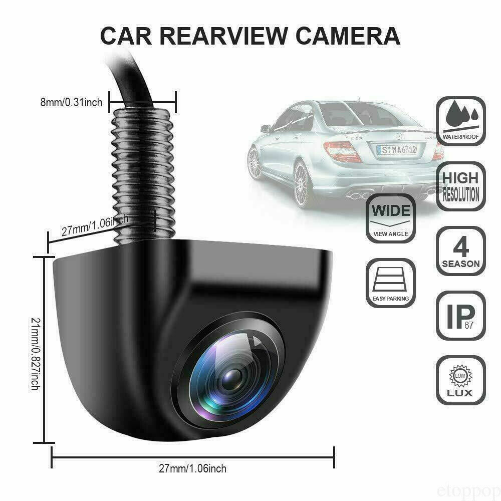 Waterproof HD 170¡ã Car Reverse Backup Night Vision Camera Rear View Parking Cam