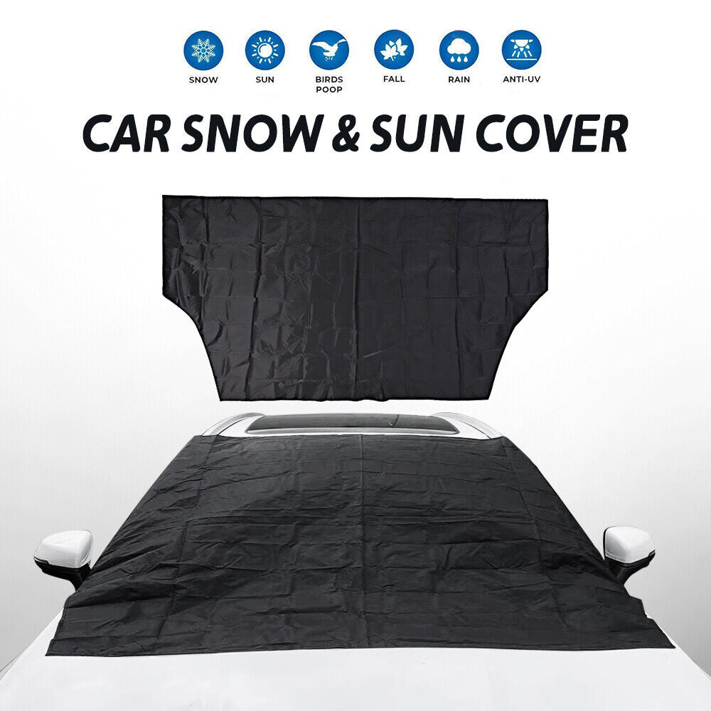 Car Front Windscreen Magnetic Snow Ice Frost Guard Cover Windshield Sun Shade