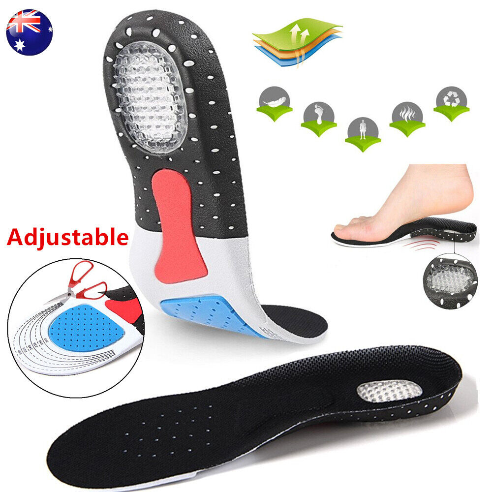 Arch Support Insoles Shoes Insert Orthotic Sole Running Cushion Plantar Pads AU