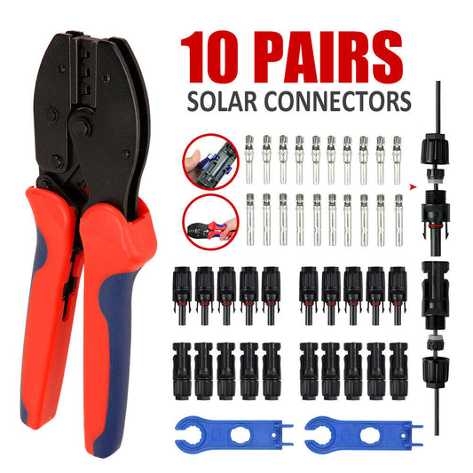 Solar Crimper MC4 PV Crimping Pliers Cable Terminals Tool Panel Cable Connector