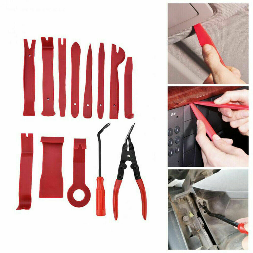 Car Trim Removal Tool Auto Hand Tools Pry Bar Dash Panel Door Interior Kit 45PCS