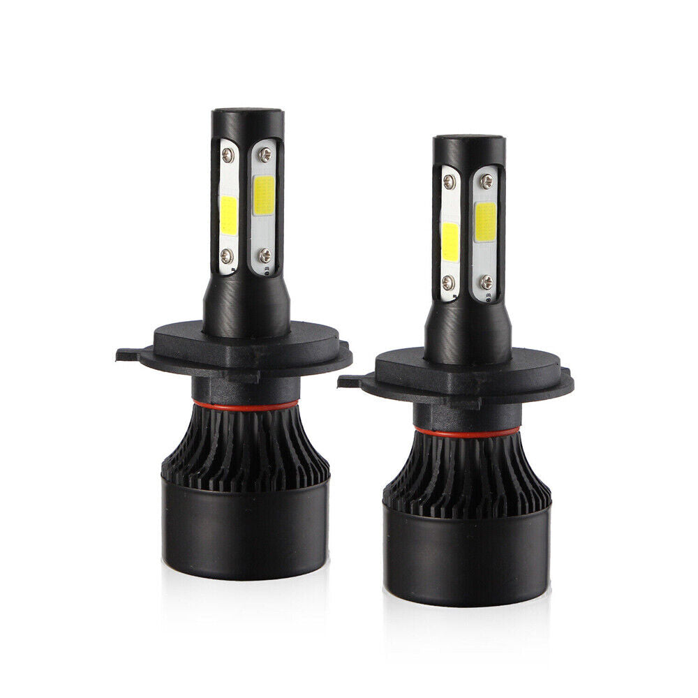 2000W HB2 9003 H4 LED Headlight Globes Kit Hi/Low Beam 30000LM Bright White Bulb