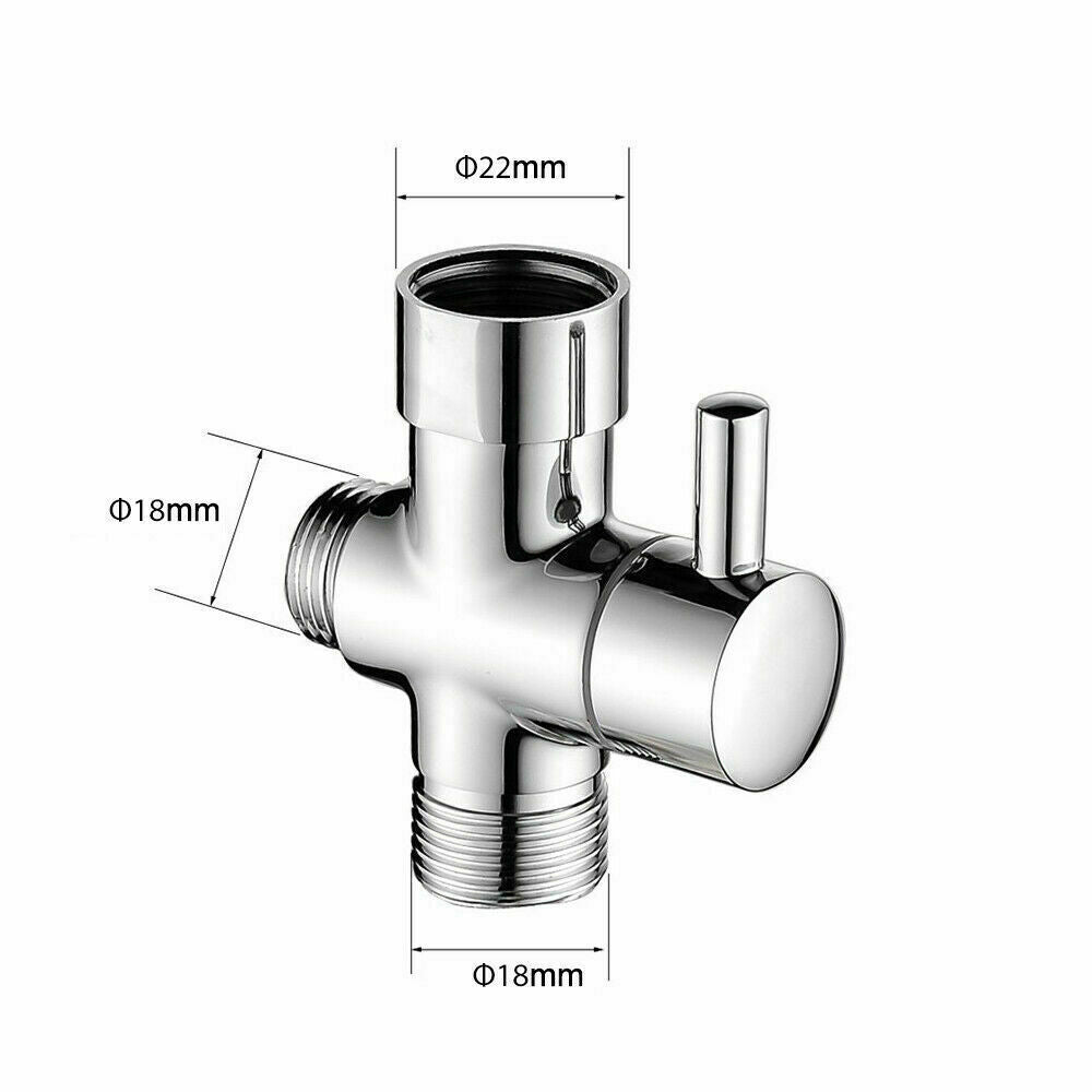 Shower Head Douche Hand Held Bidet Toilet Spray Jet Shattaf Kit Chrome