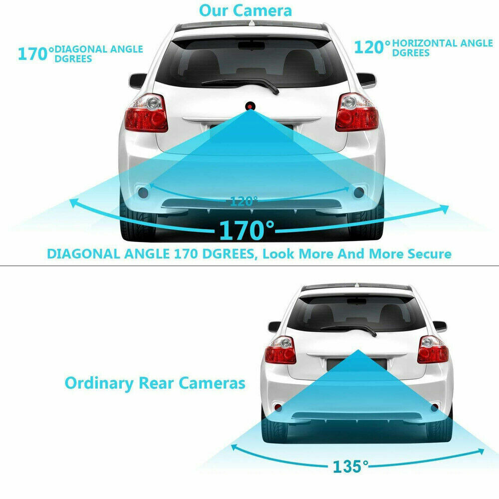 Waterproof 170¡ã Reverse Car Rear View Backup Parking Camera IR Night Vision New